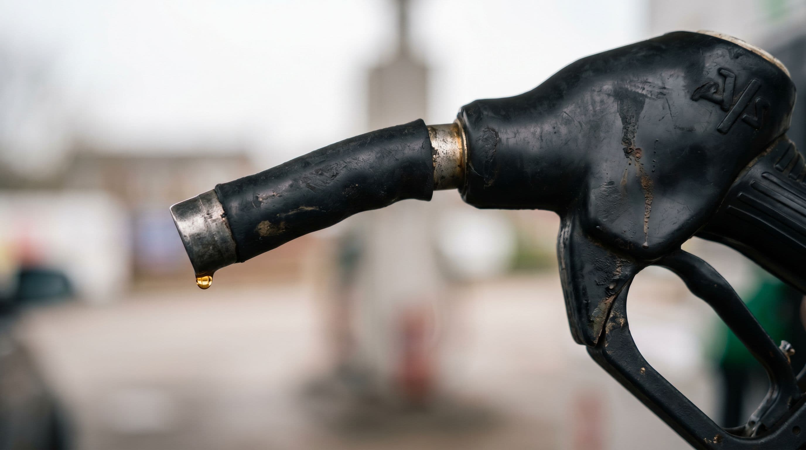Fuel drips from pump nozzle as Middle East crisis impacts UK prices