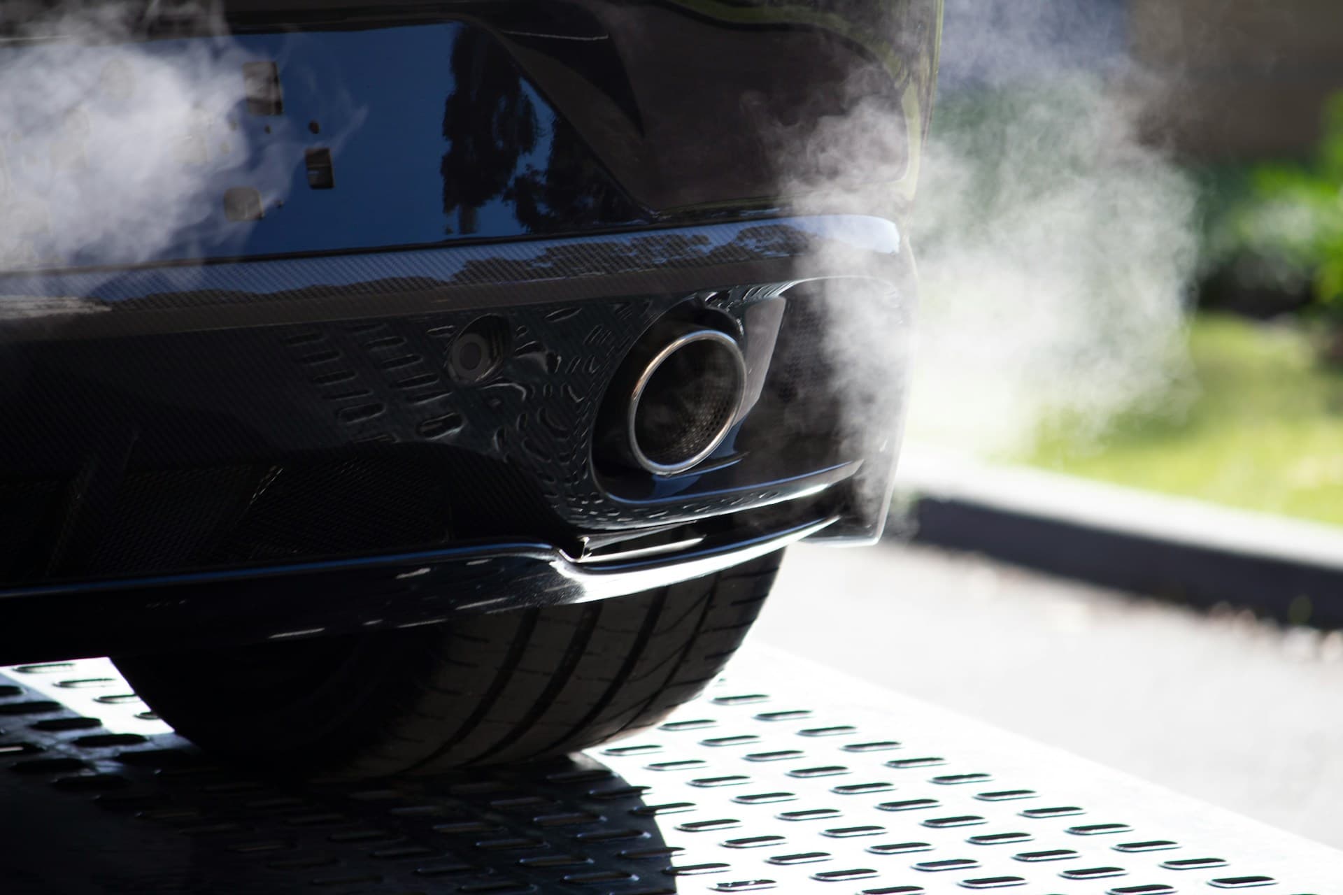 Diesel car exhaust